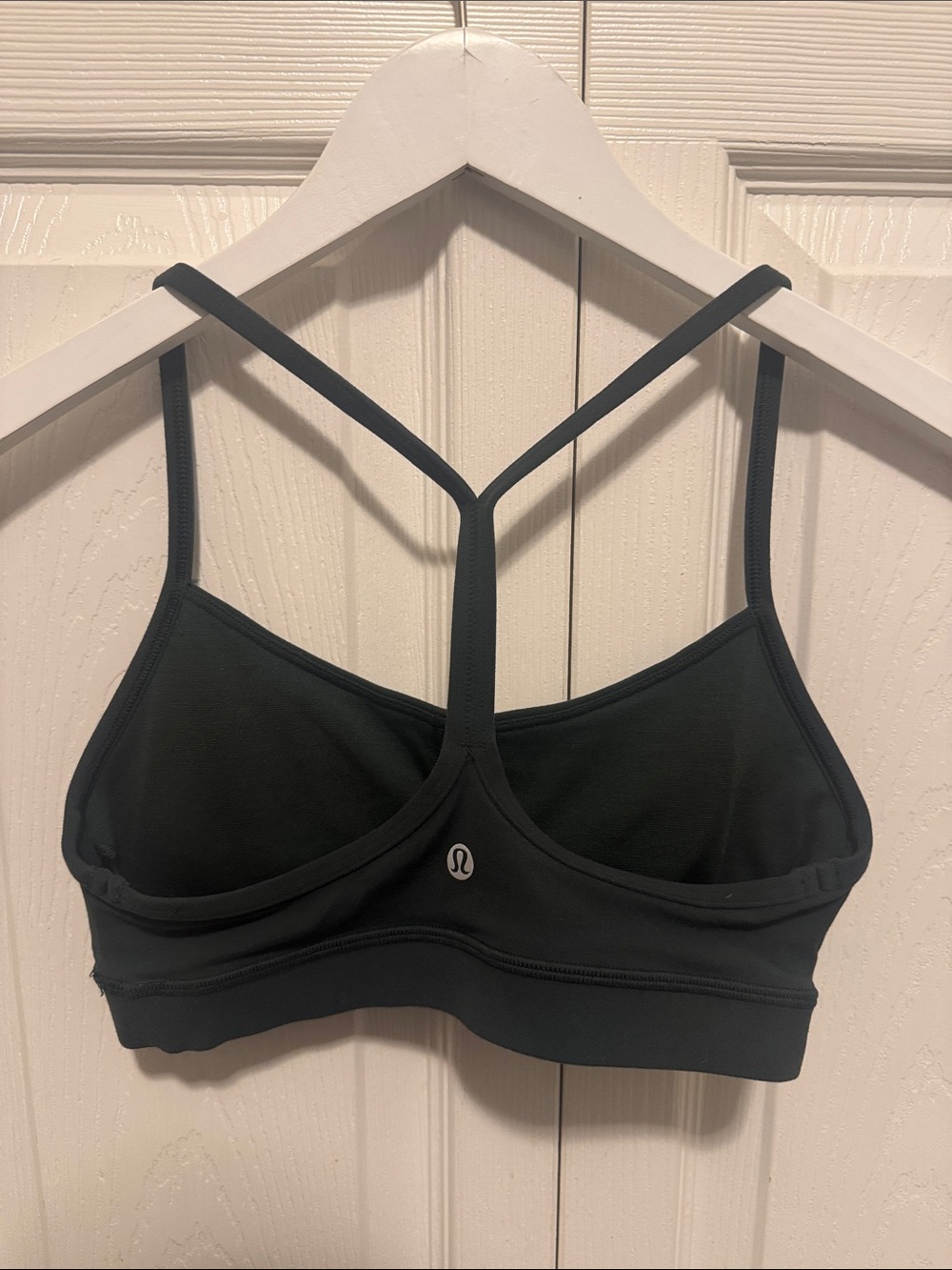 lululemon athletica dark green Minimalist Strappy Sports Bra